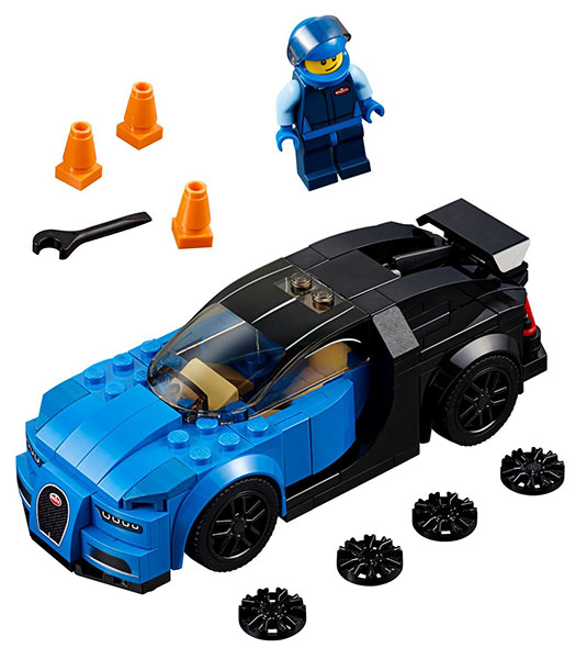 乐高积木lego speed champions 赛车系列 75878 布加迪 bugatti