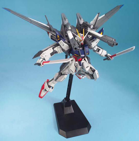 鋼彈SEED BANDAI組裝模型 MG 1/100 GAT-X105E5+P202QX 攻擊鋼彈+IWSP套件