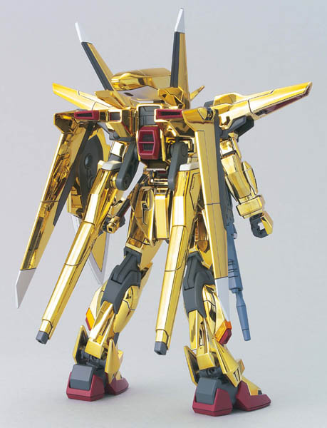 鋼彈SEED DESTINY BANDAI 組裝模型 HG 1/144 ORB-01 Akatsuki 曉鋼彈 大鷲型(黃金電鍍版) 40