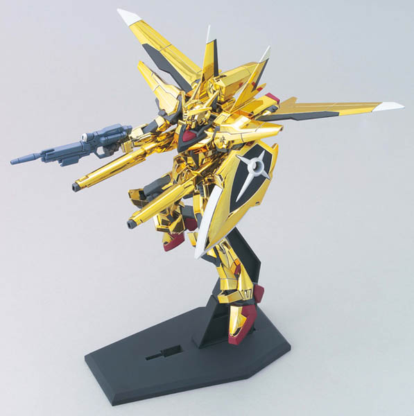 鋼彈SEED DESTINY BANDAI 組裝模型 HG 1/144 ORB-01 Akatsuki 曉鋼彈 大鷲型(黃金電鍍版) 40