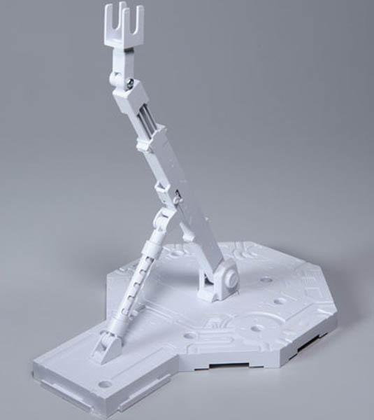 鋼彈支架 BANDAI 機動戰士鋼彈通用模型支撐腳架 白色