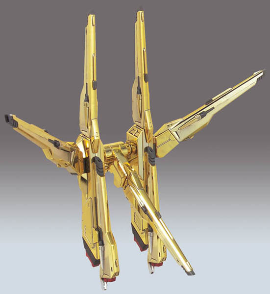 【BANDAI】 組裝模型SEED-DS 1/100 機動戰士鋼彈SEED DESTINY 曉鋼彈 大鷲型&不知火型  黃金電鍍版 15