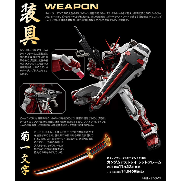 【現貨】BANDAI 機動戰士鋼彈SEED ASTRAY 1/100 HiRM 異端鋼彈紅色機