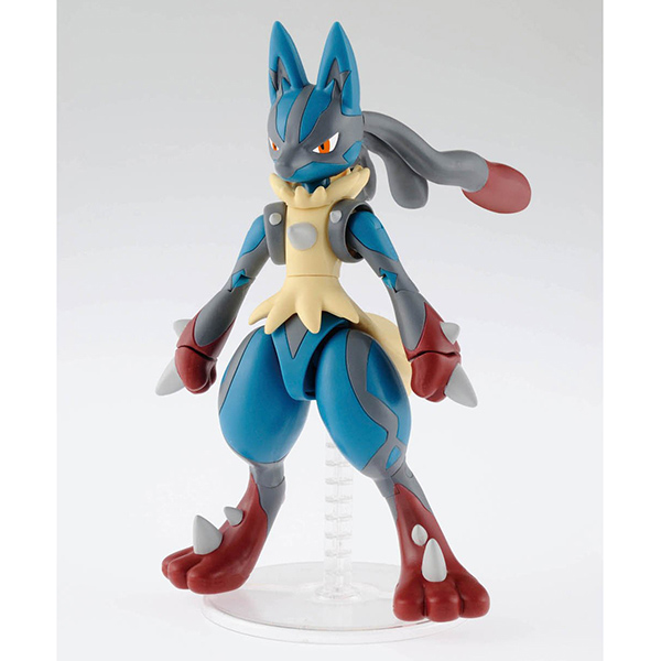 【BANDAI】Pokemon組裝模型 精靈寶可夢 神奇寶貝 mega進化 路卡利歐 No.35