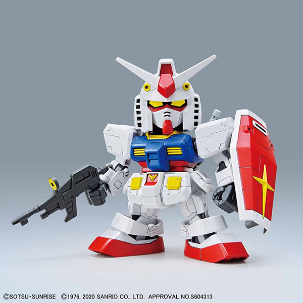 【BANDAI】組裝模型 SD鋼彈 EX-STANDARD系列 HELLO KITTY RX-78-2 鋼彈