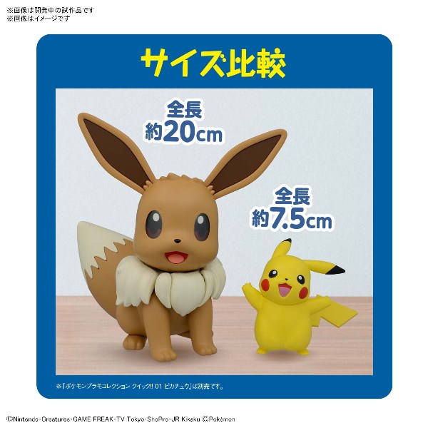 【現貨】BANDAI 組裝模型 Pokémon PLAMO 精靈寶可夢 收藏集 伊布  巨大版  