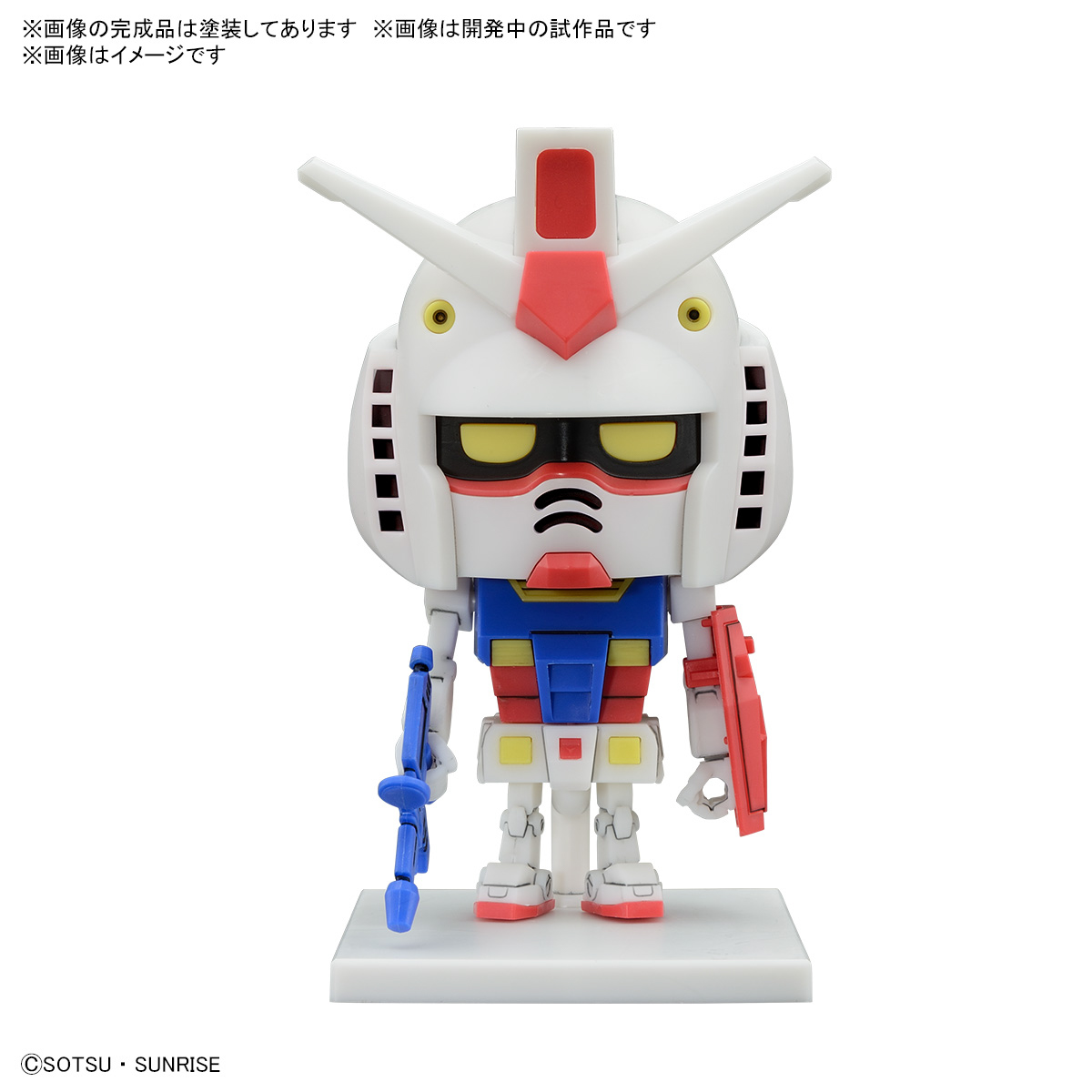 【現貨】BANDAI 代理版 組裝模型 GUNPLA-KUN 1/1 鋼彈君 鋼彈模型君DX套組（附框架Ver.重現零件）