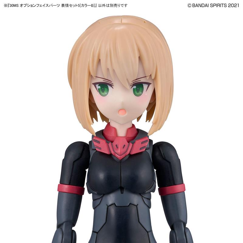 【BANDAI】代理版 組裝模型 30MS 組裝少女輕作戰 臉部配件套組 表情套組5[顏色B] 
