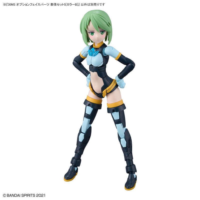 【BANDAI】代理版 組裝模型 30MS 組裝少女輕作戰 臉部配件套組 表情套組5[顏色B] 
