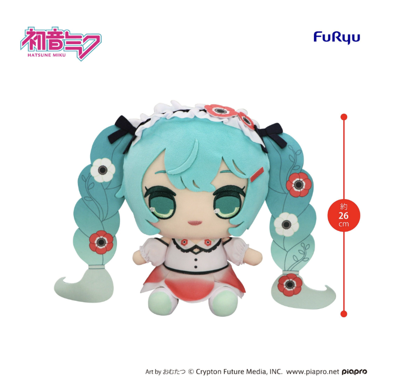 (預購)26年6月 Furyu 景品 初音未來 海葵 KYURUMARU大型絨毛