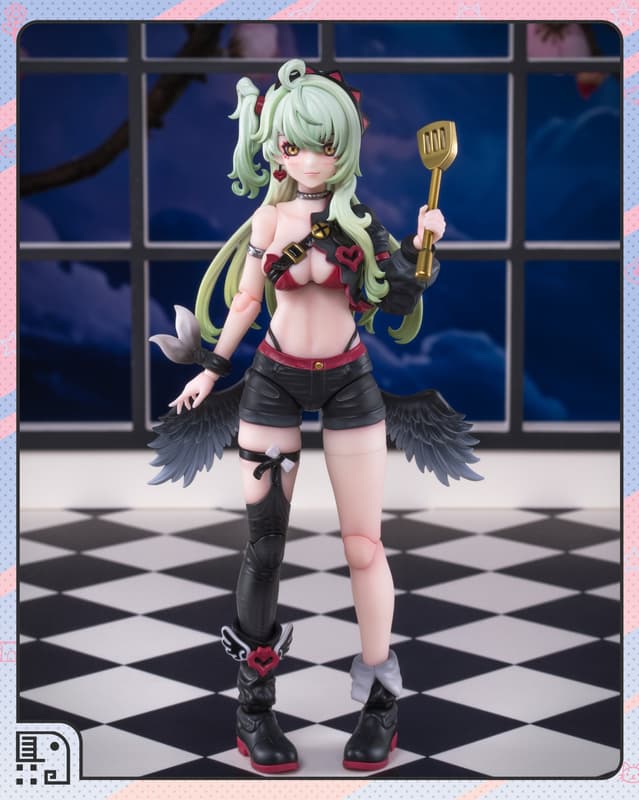 (預購)26年9月 次元具象 魔音天使 星空貓貓 機娘 綠髮版 1/12 可動人偶