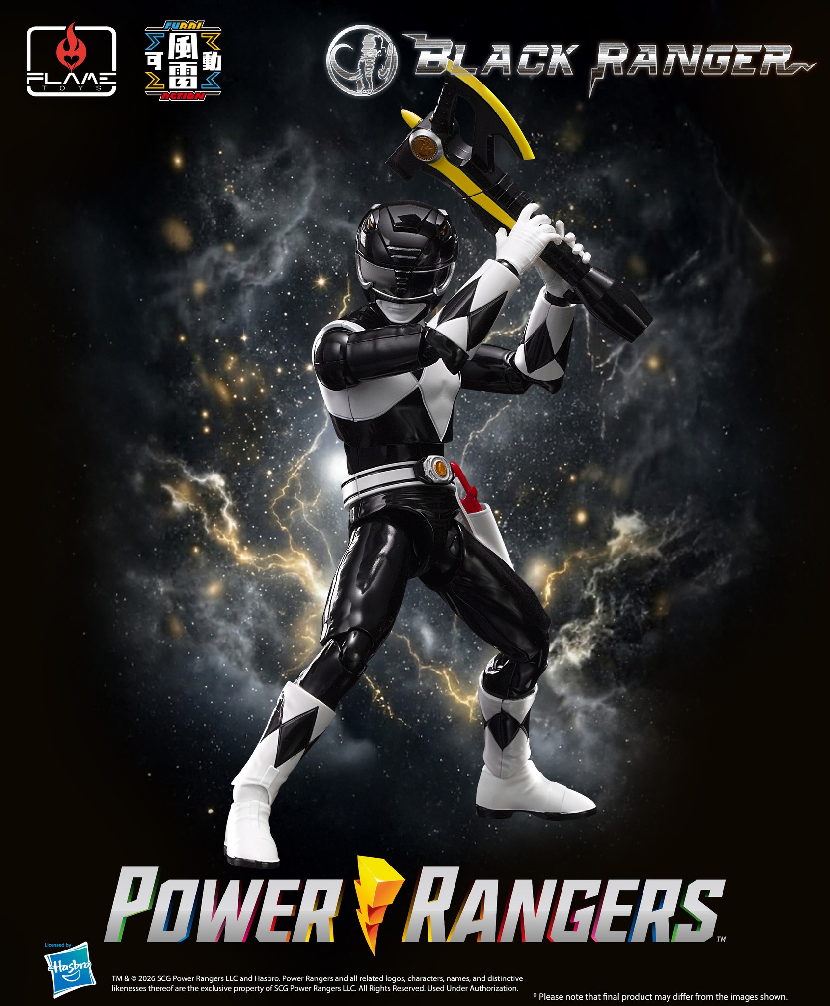 (預購)26年10月 千值練 風雷模型 FLAME TOYS 恐龍戰隊 金剛戰士 Power Rangers 黑連者 組裝模型 