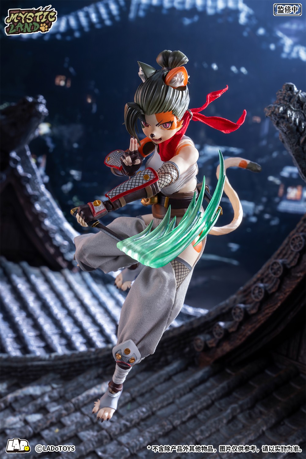 (預購)26年8月 LADoTOYS 魔法大陸 ERA-006 三花貓娘 托尼婭 忍者樣式 1/12 可動